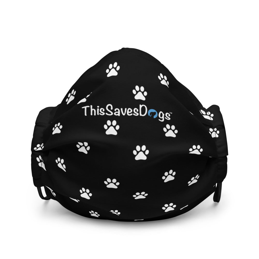 ThisSavesDogs Face Mask - Black