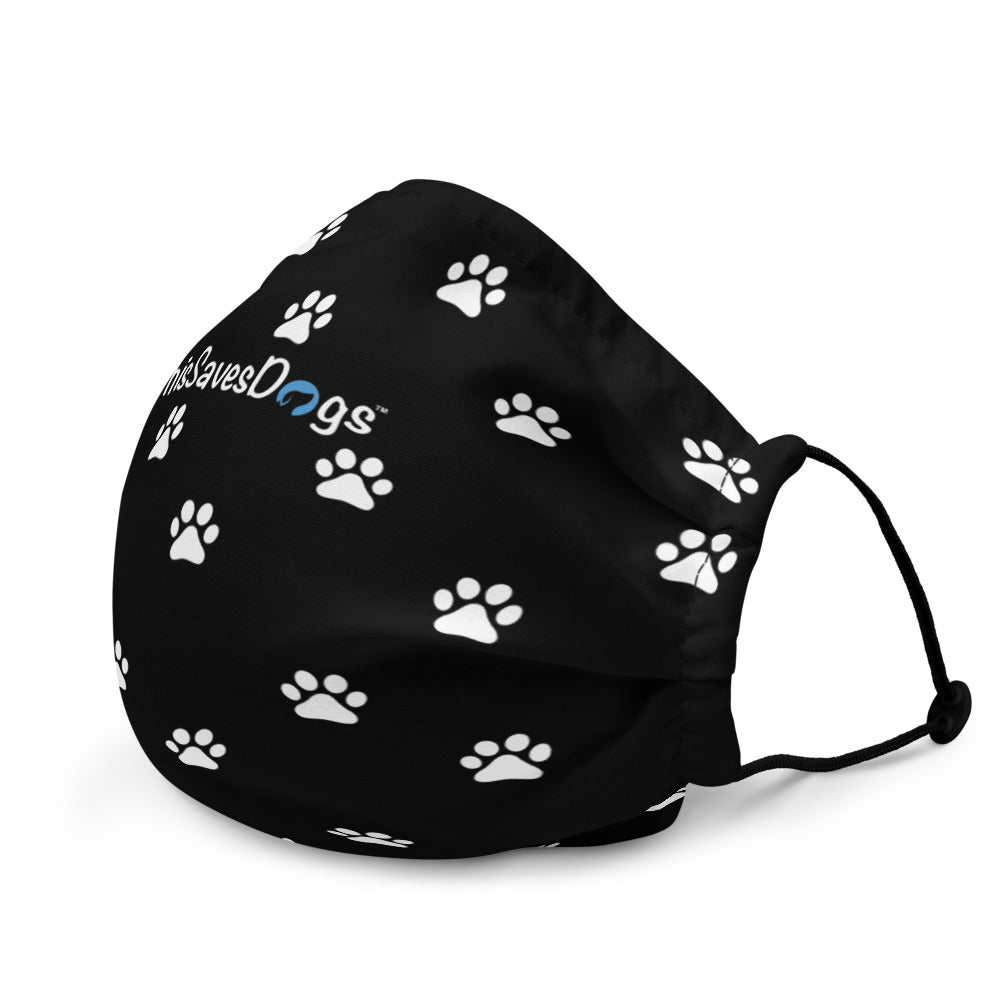 ThisSavesDogs Face Mask - Black