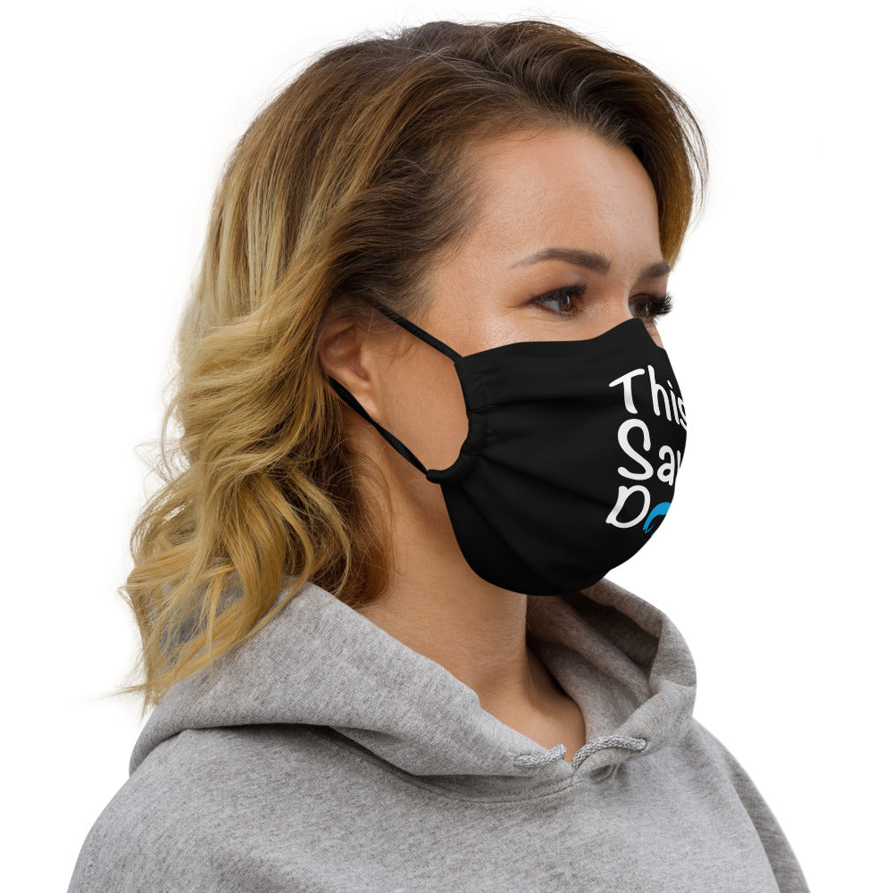 ThisSavesDogs™ Vertical Logo Face Mask