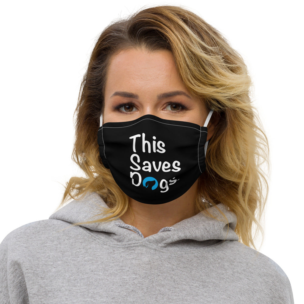 ThisSavesDogs™ Vertical Logo Face Mask