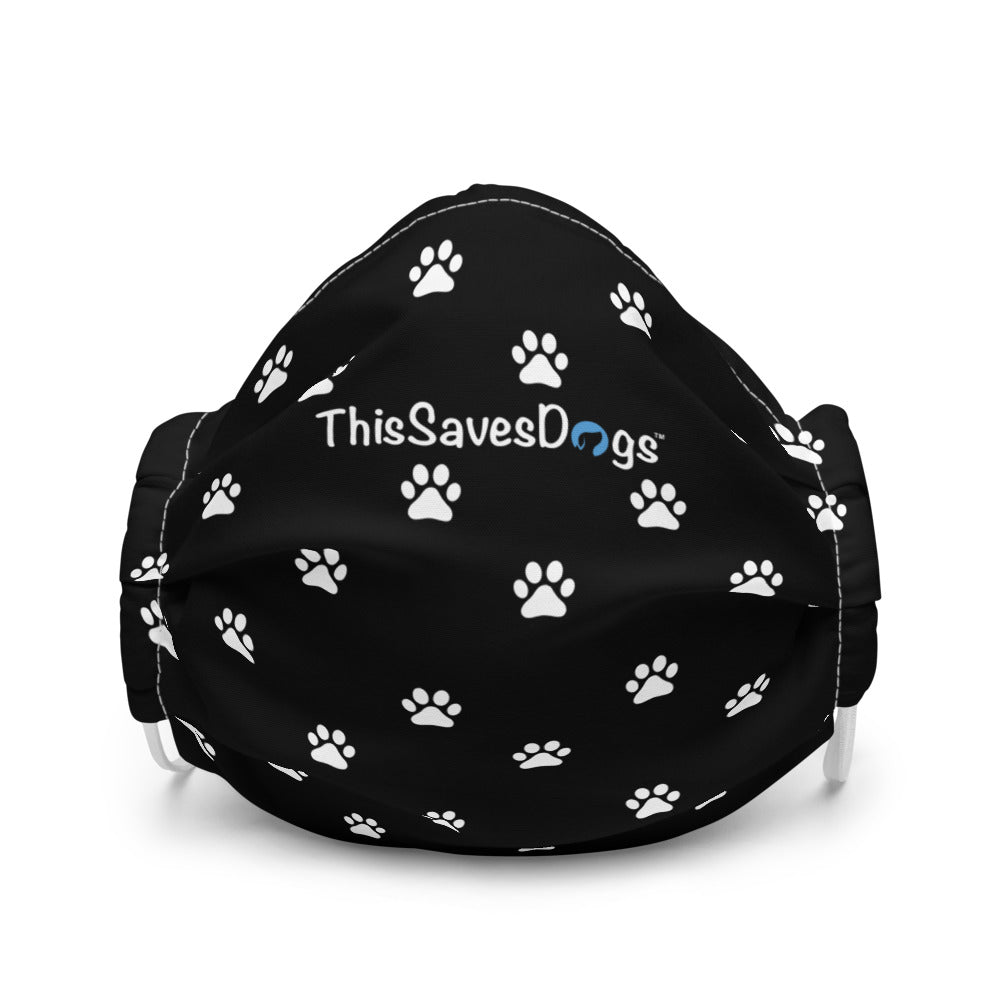 ThisSavesDogs Face Mask - Black