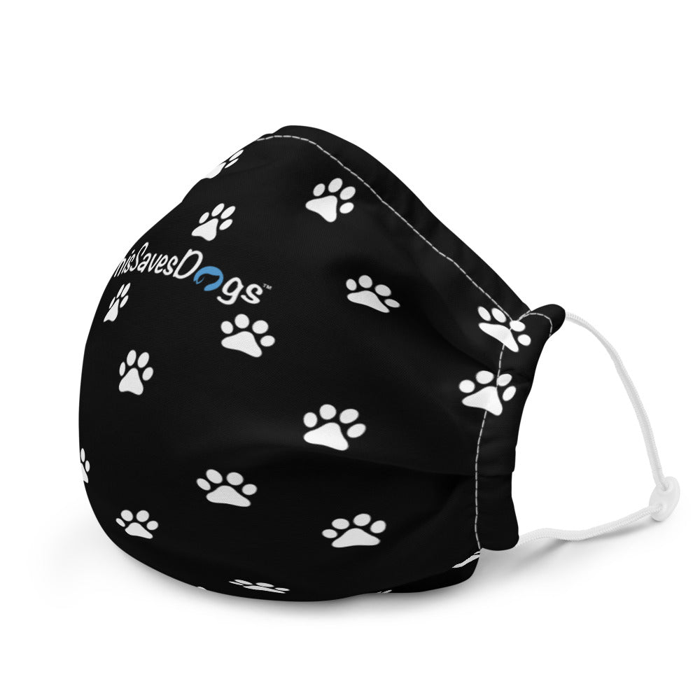 ThisSavesDogs Face Mask - Black