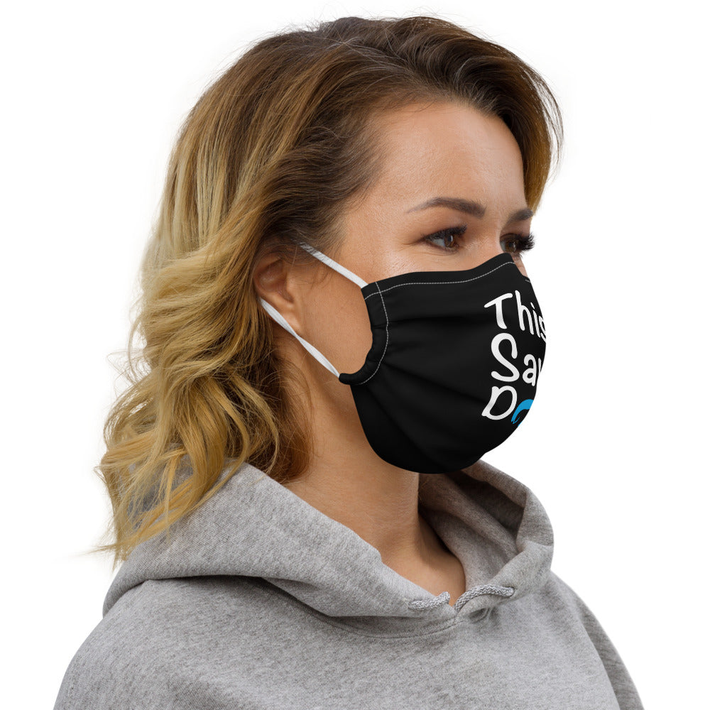 ThisSavesDogs™ Vertical Logo Face Mask