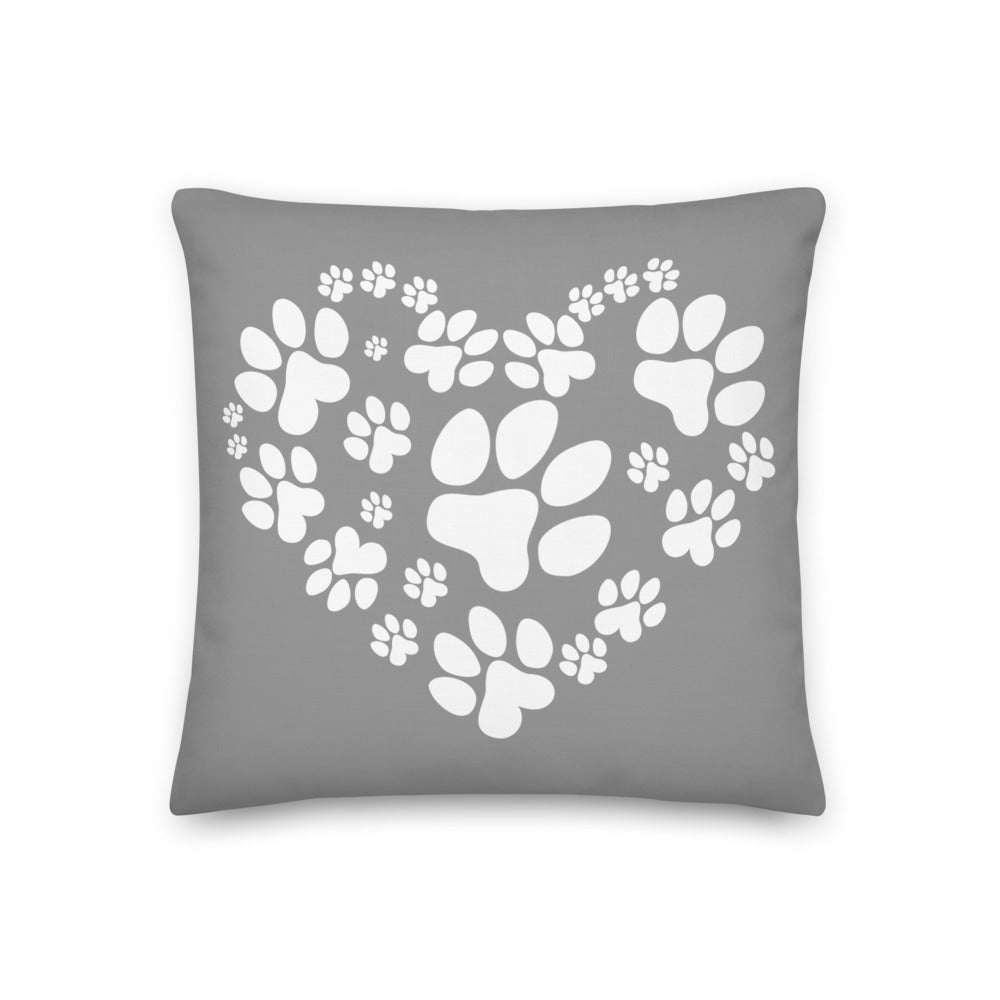 Paw Heart Premium Pillow