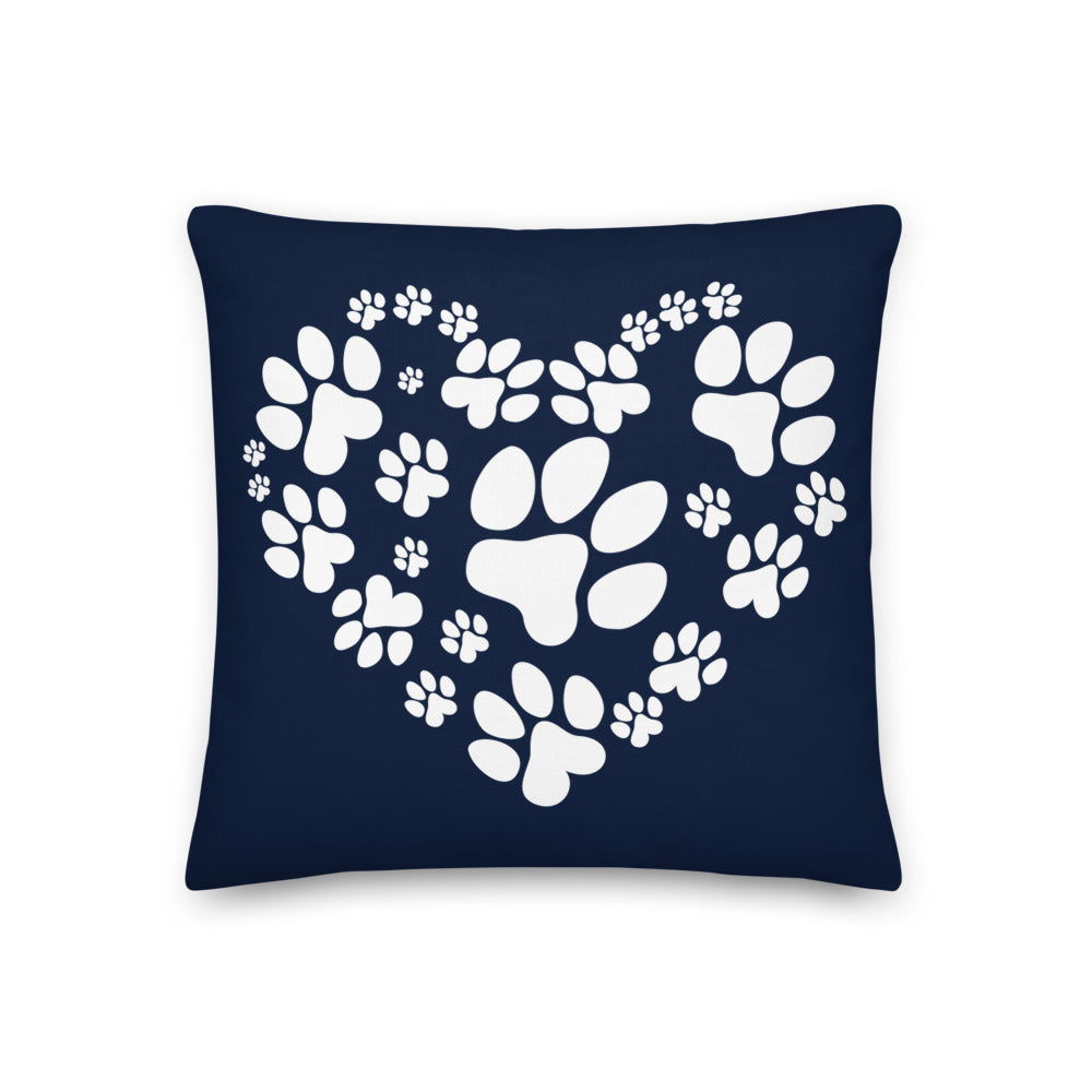 Paw Heart Premium Pillow