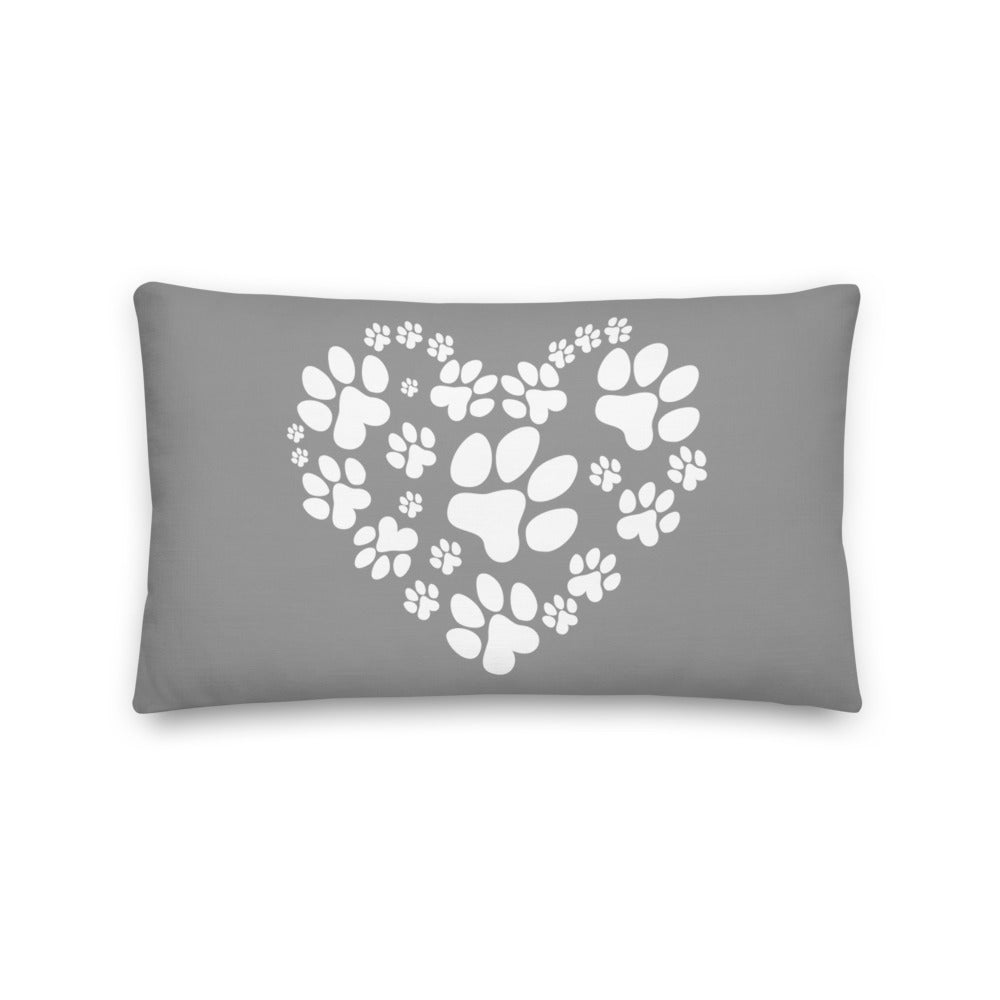 Paw Heart Premium Pillow