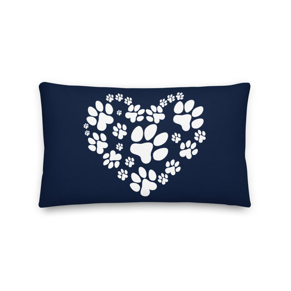 Paw Heart Premium Pillow