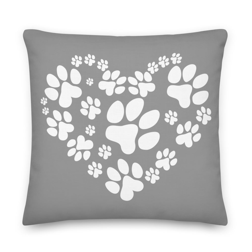 Paw Heart Premium Pillow