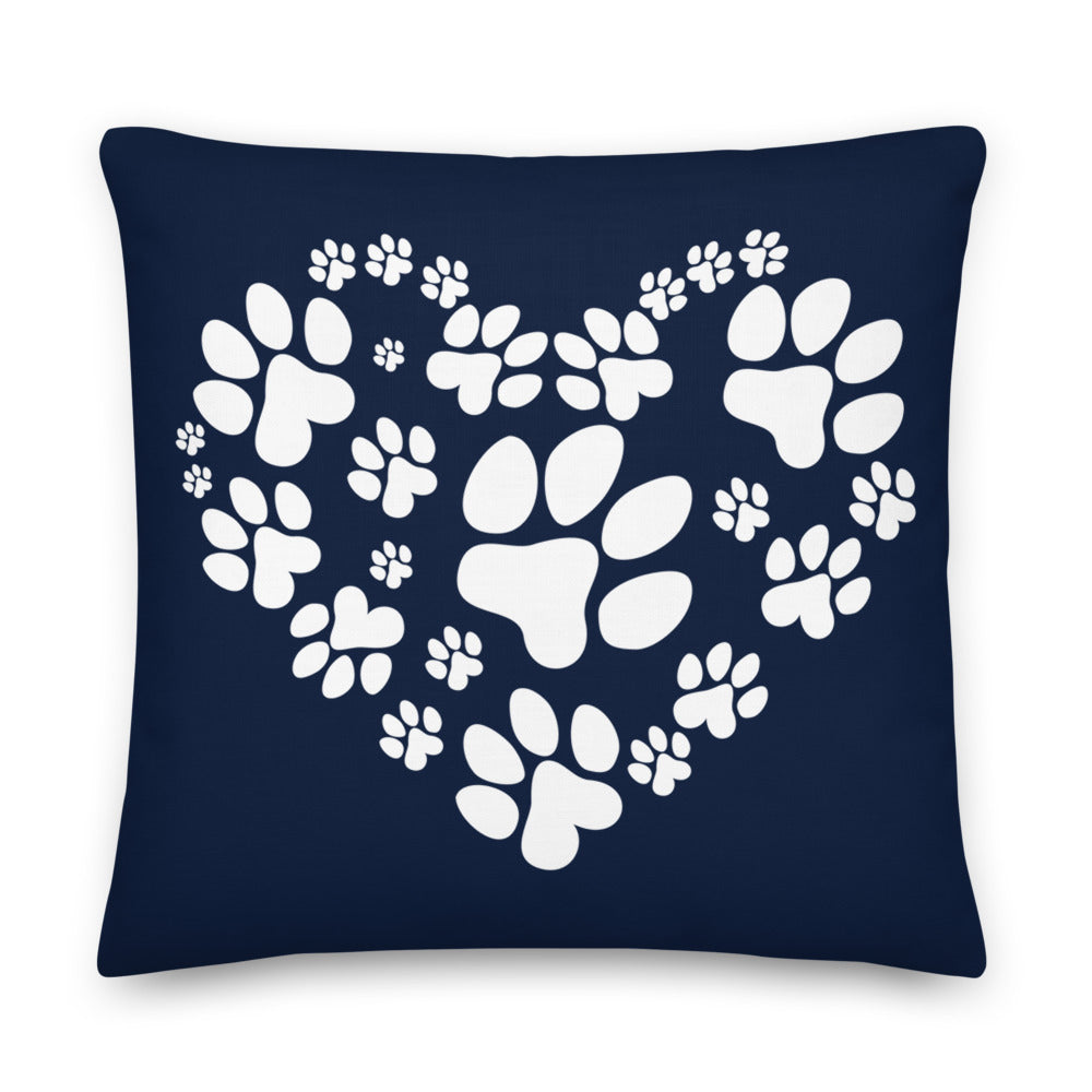 Paw Heart Premium Pillow