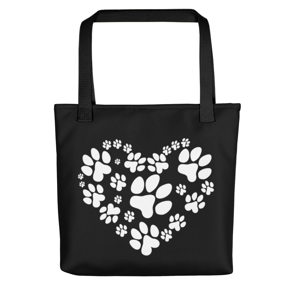 Paw Heart Tote Bag