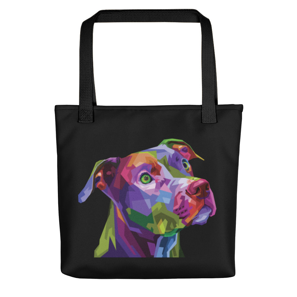 Pit Bull Pop Art Tote Bag