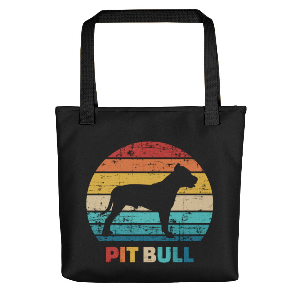 Vintage Pit Bull Tote Bag