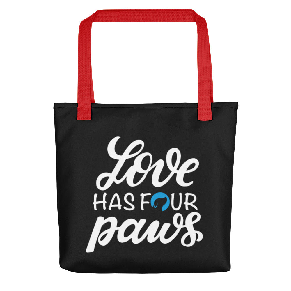 Love Has Four Paws Tote Bag