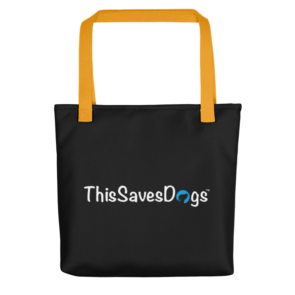 Happy Golden Retriever Tote Bag