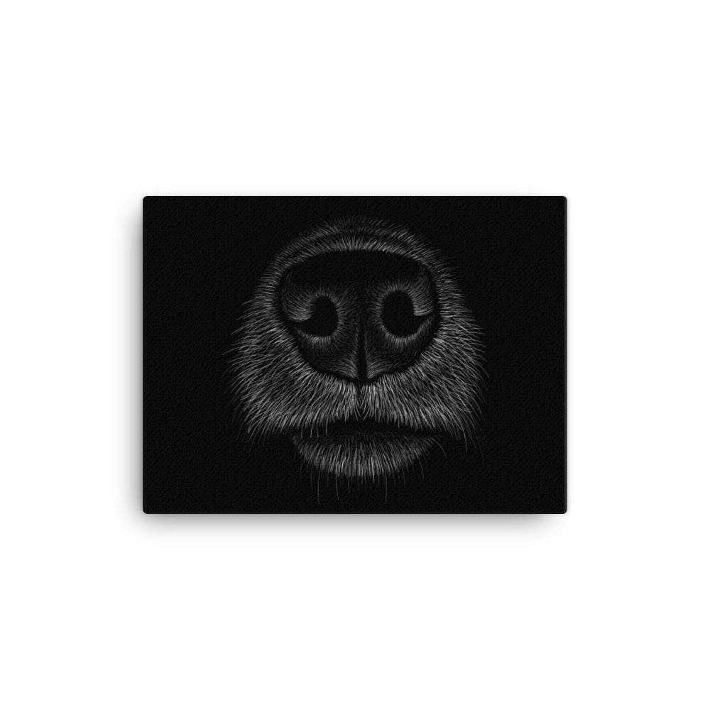 Dog Nose Canvas Print