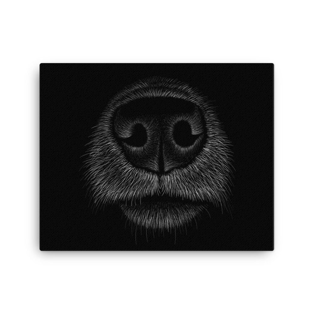 Dog Nose Canvas Print