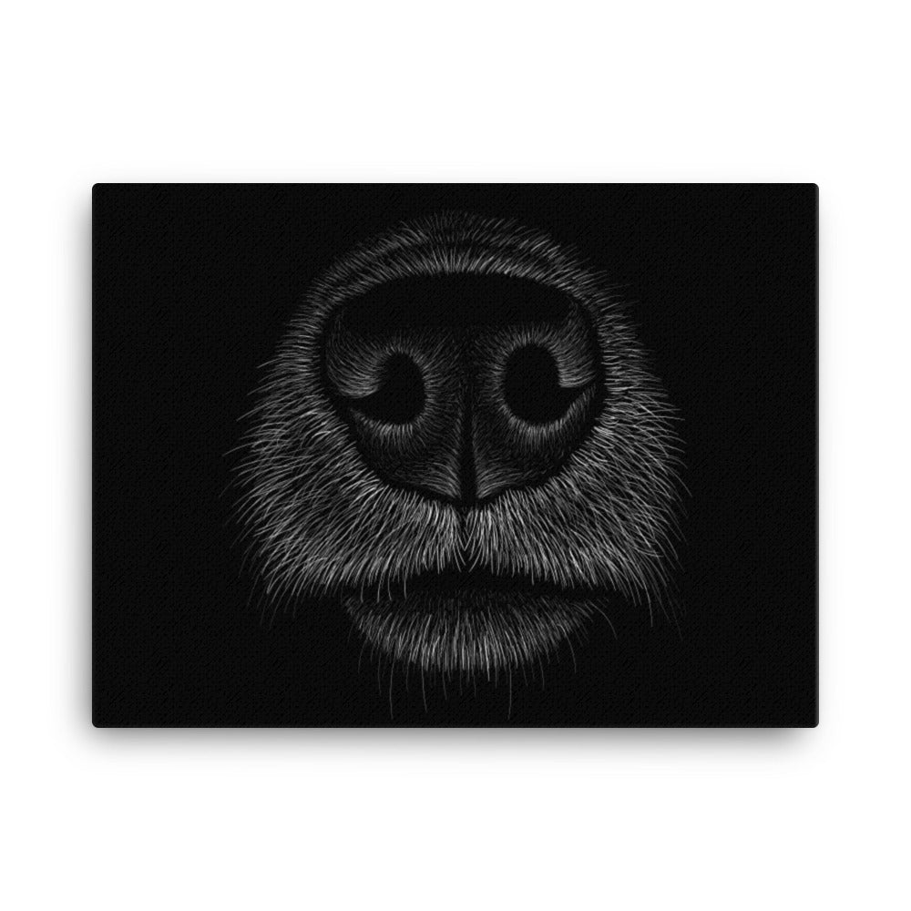 Dog Nose Canvas Print