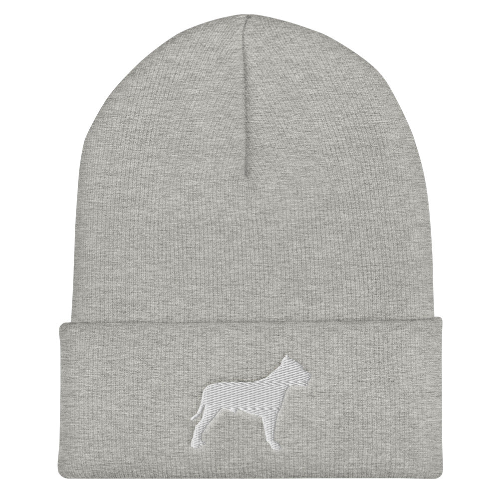 Pit Bull Silhouette Beanie