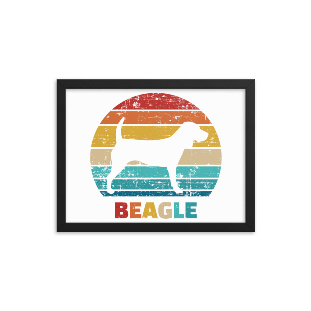 Vintage Beagle Framed Print