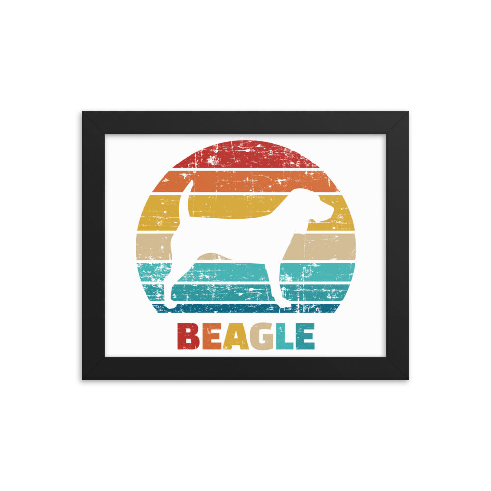 Vintage Beagle Framed Print