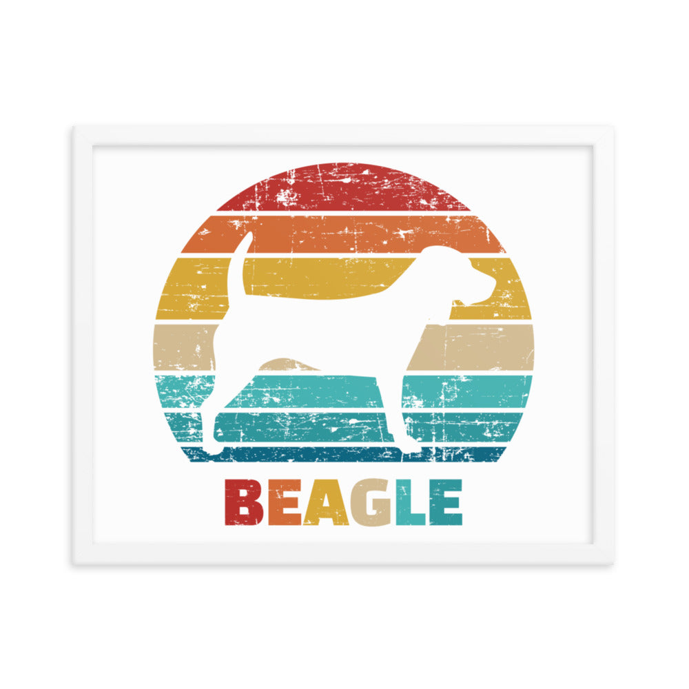 Vintage Beagle Framed Print