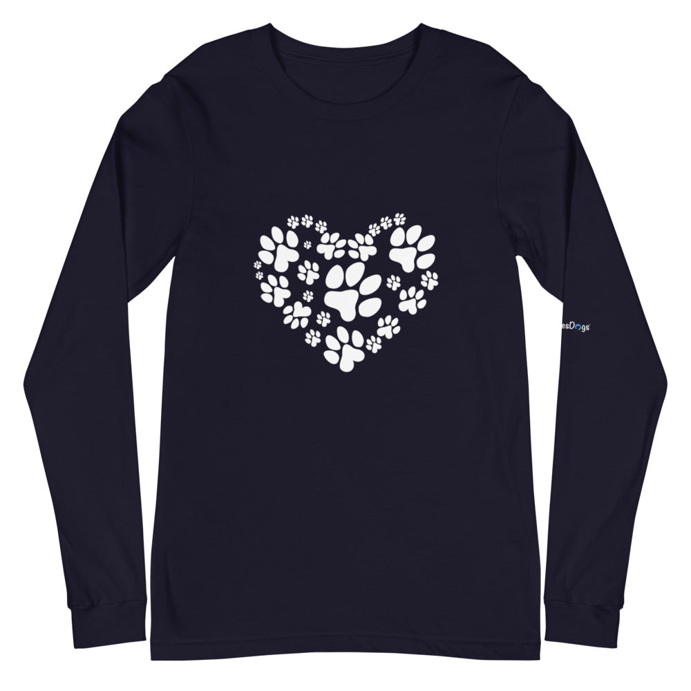 Paw Heart Long Sleeve Tee