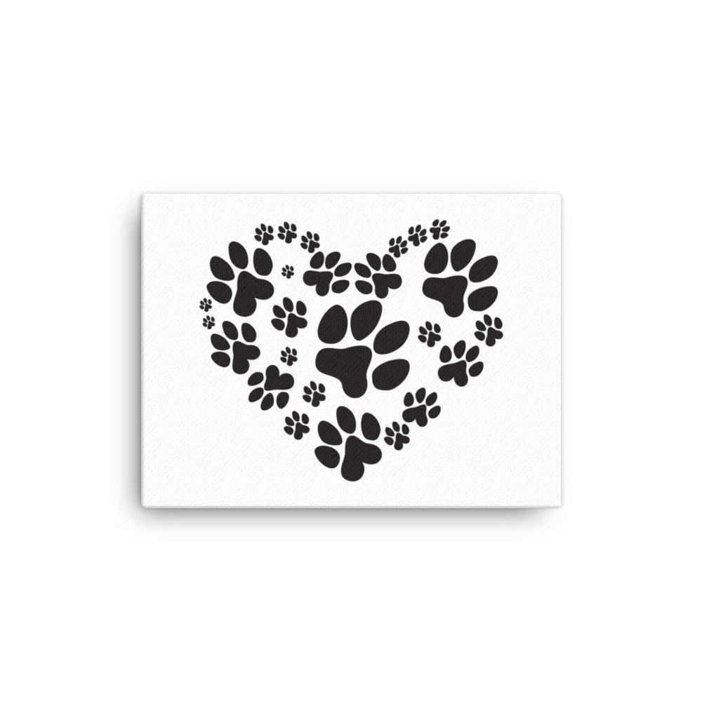 Paw Heart Canvas