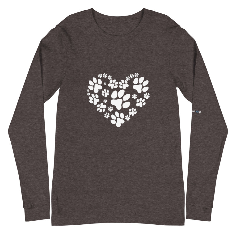 Paw Heart Long Sleeve Tee