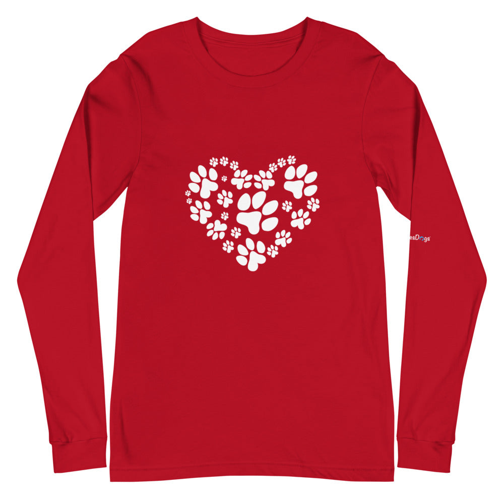 Paw Heart Long Sleeve Tee