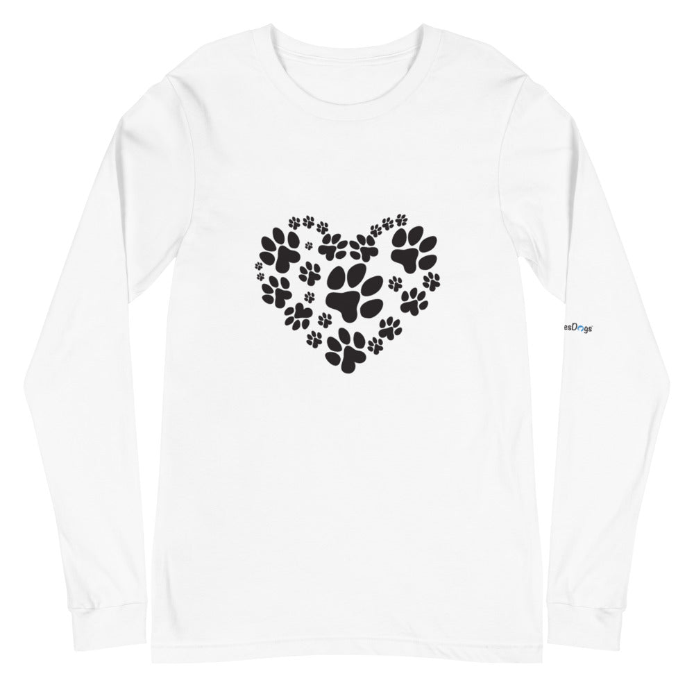 Paw Heart Long Sleeve Tee