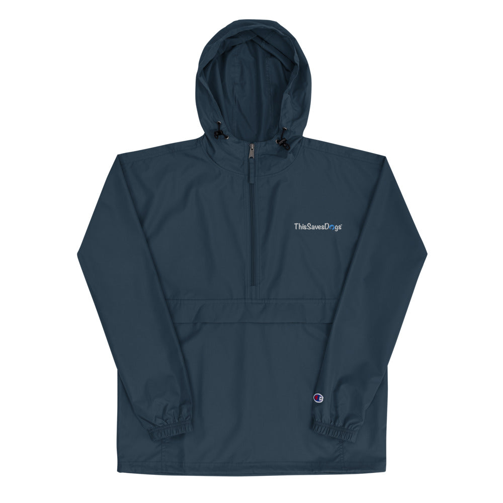 ThisSavesDogs™ Embroidered Champion Packable Jacket