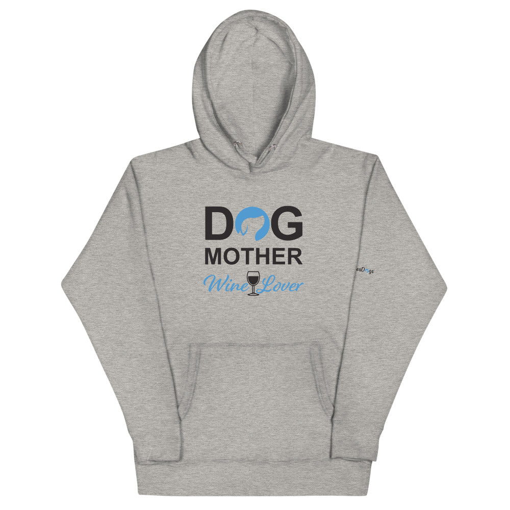 Dog Mother Wine Lover Hoodie