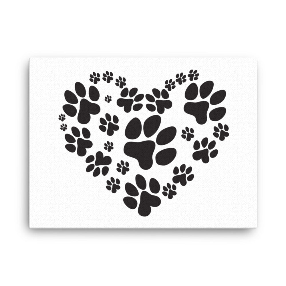 Paw Heart Canvas