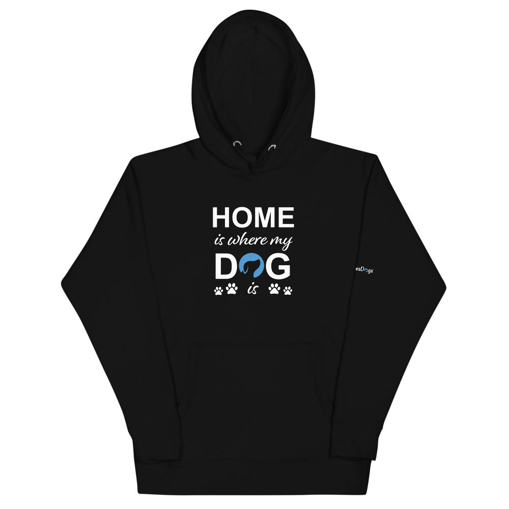 Home is Where My Dog Is Logo Hoodie