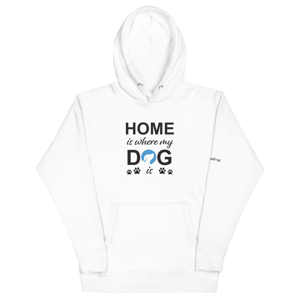 Home is Where My Dog Is Logo Hoodie