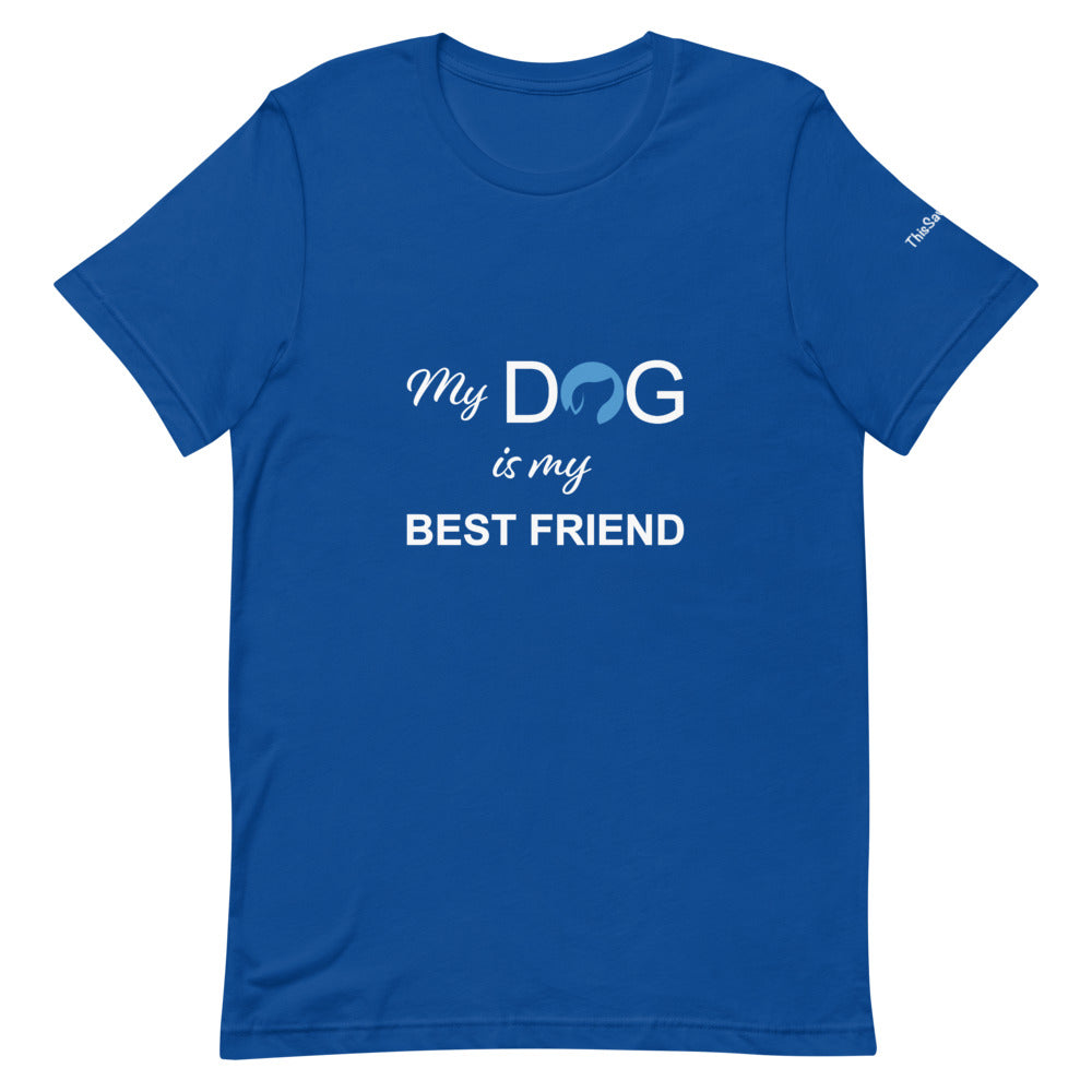 My Dog is My Best Friend Logo Tee