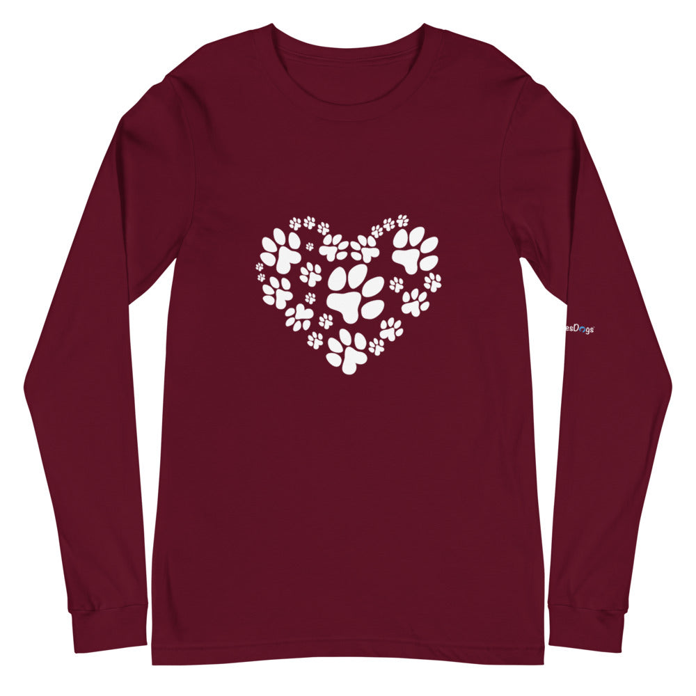 Paw Heart Long Sleeve Tee