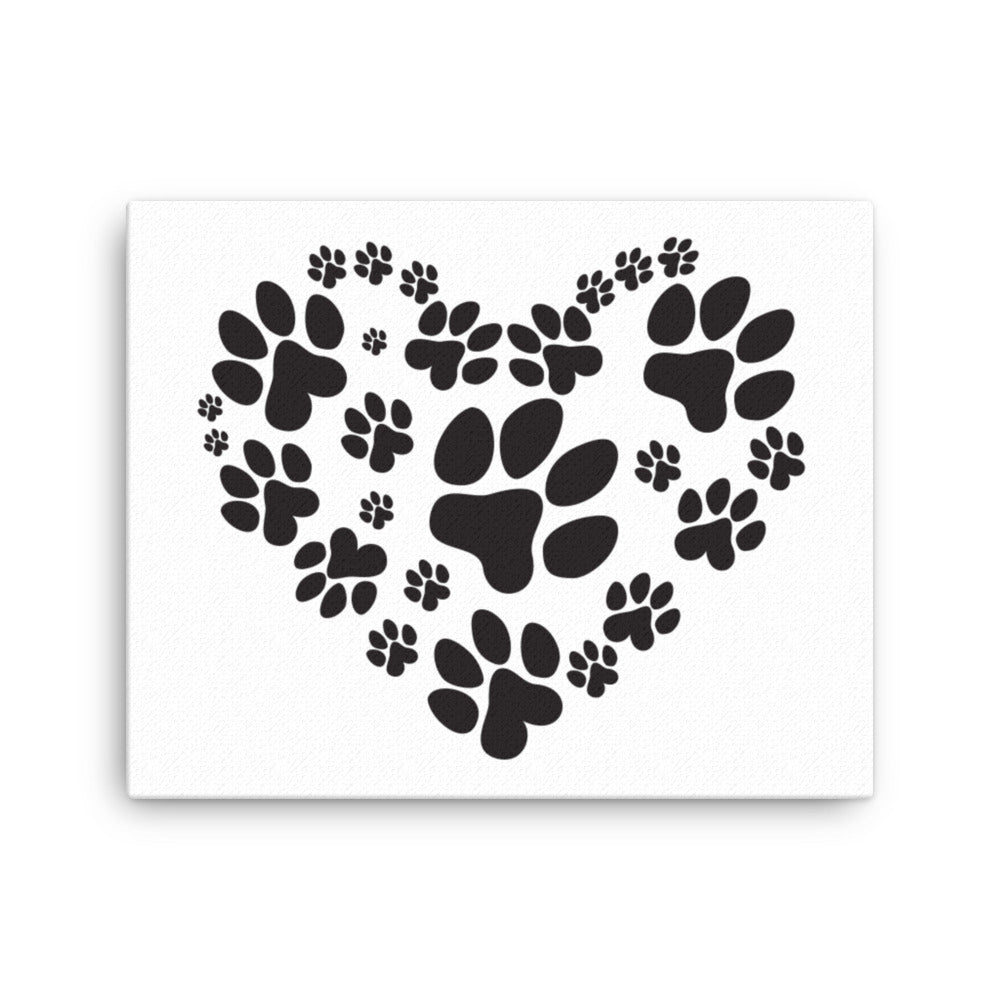 Paw Heart Canvas