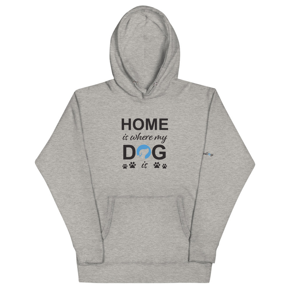 Home is Where My Dog Is Logo Hoodie