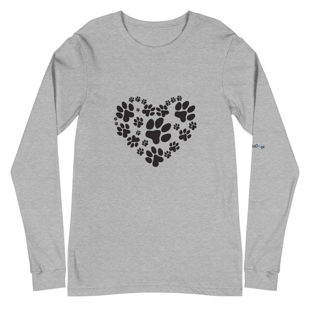 Paw Heart Long Sleeve Tee