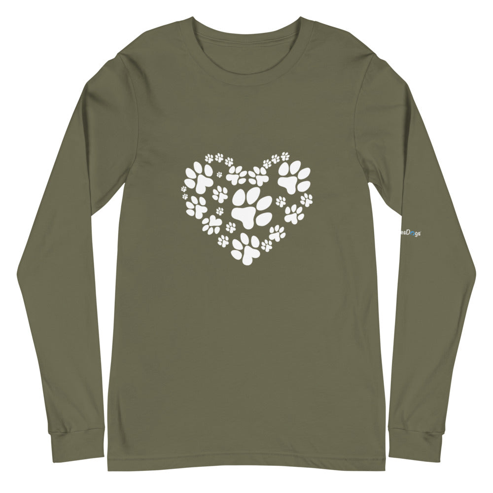 Paw Heart Long Sleeve Tee