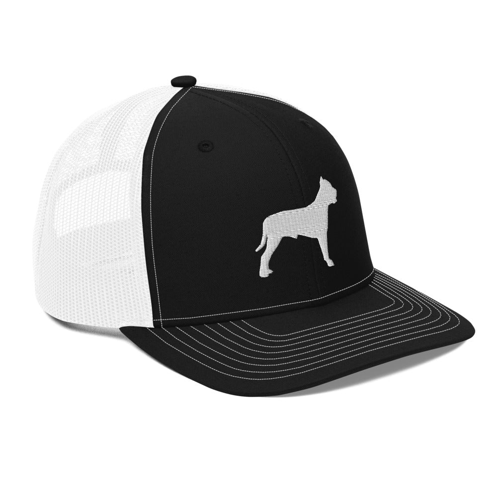 Pit Bull Silhouette Trucker Hat