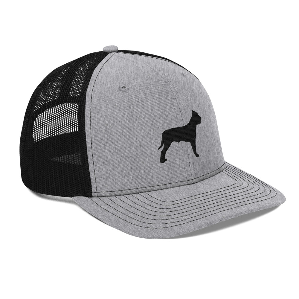 Pit Bull Silhouette Trucker Hat