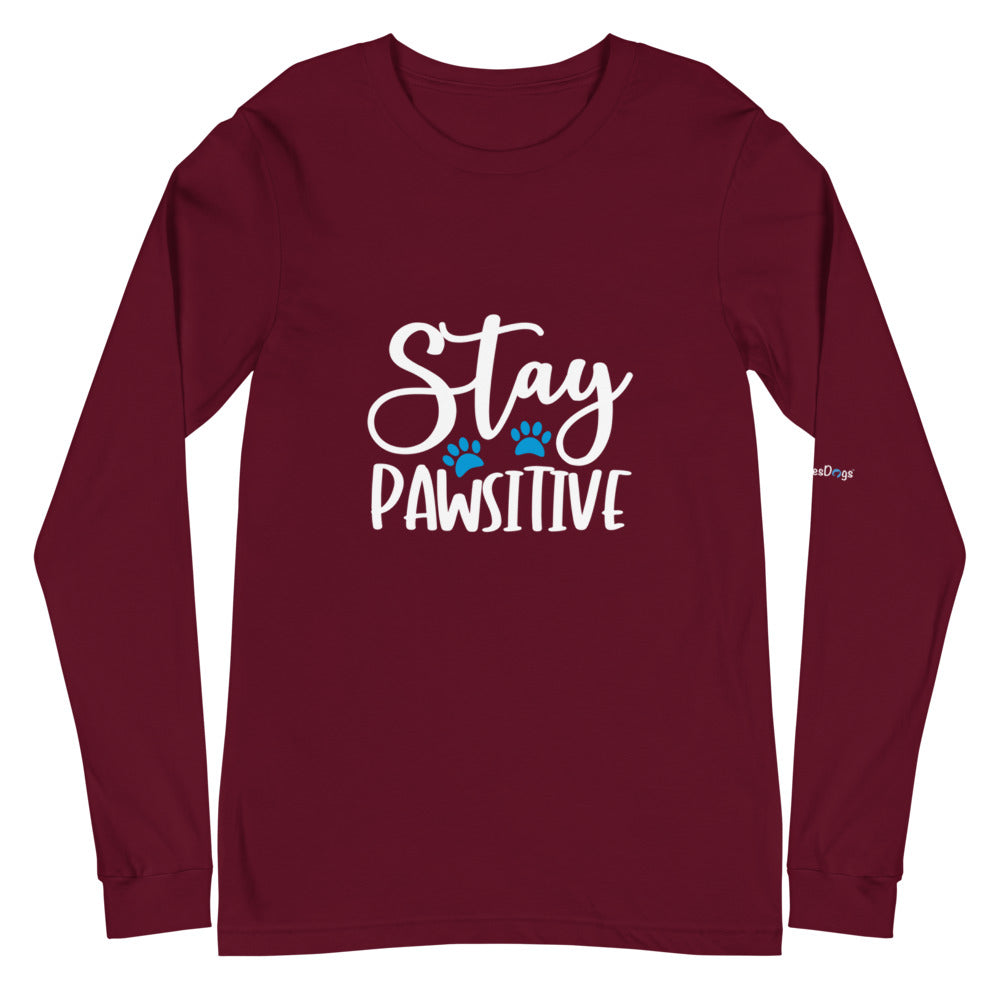 Stay Pawsitive Long Sleeve Tee