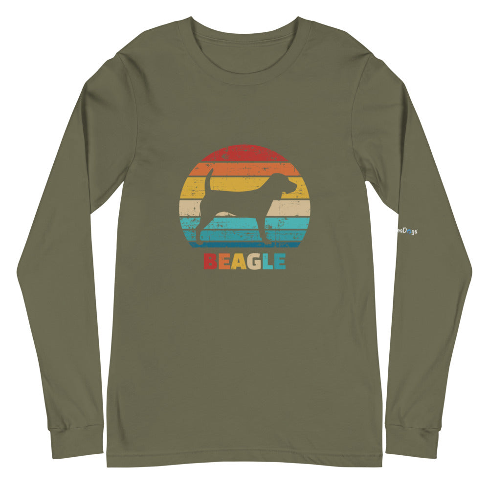 Vintage Beagle Long Sleeve Tee