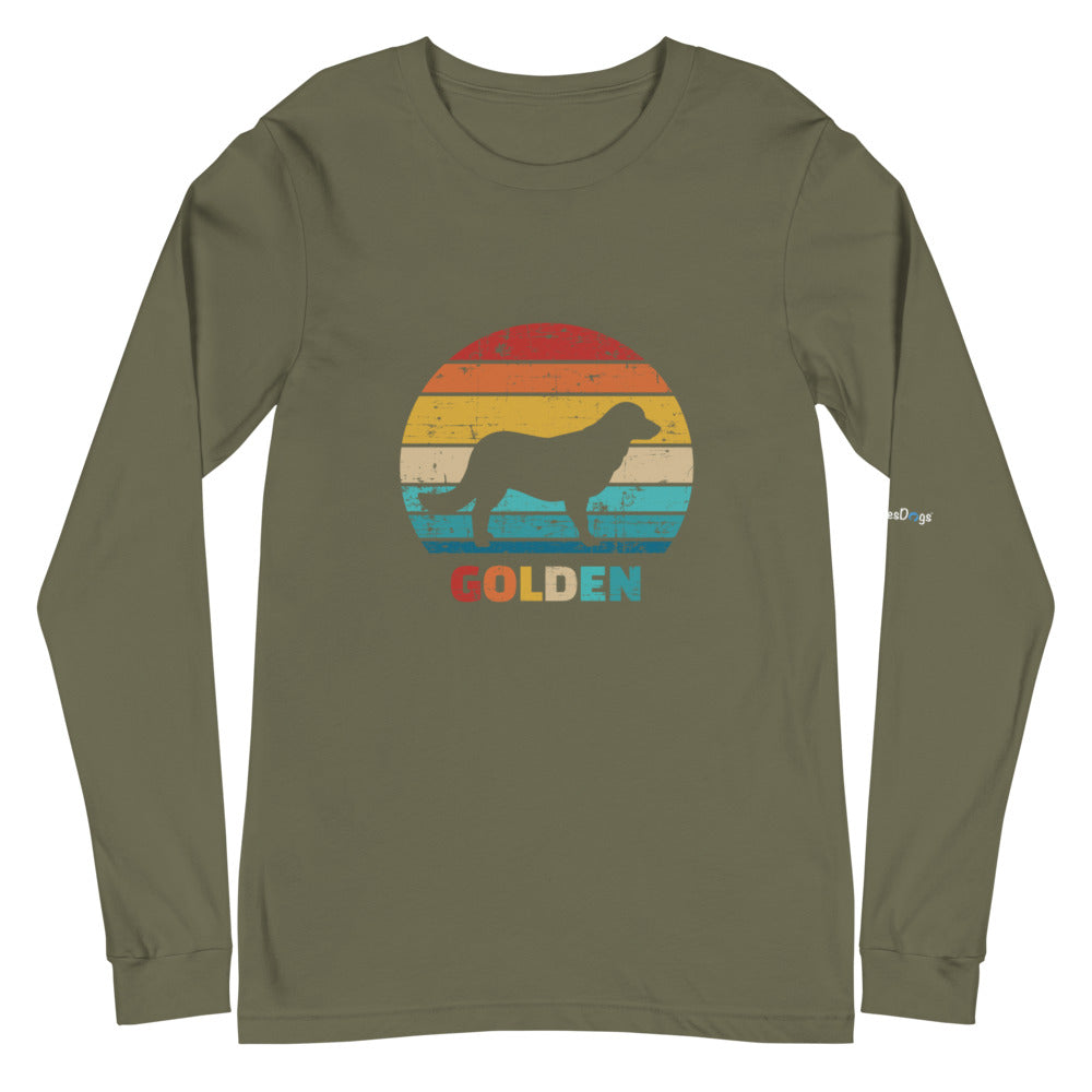 Vintage Golden Retriever Long Sleeve Tee