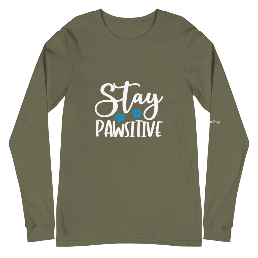 Stay Pawsitive Long Sleeve Tee