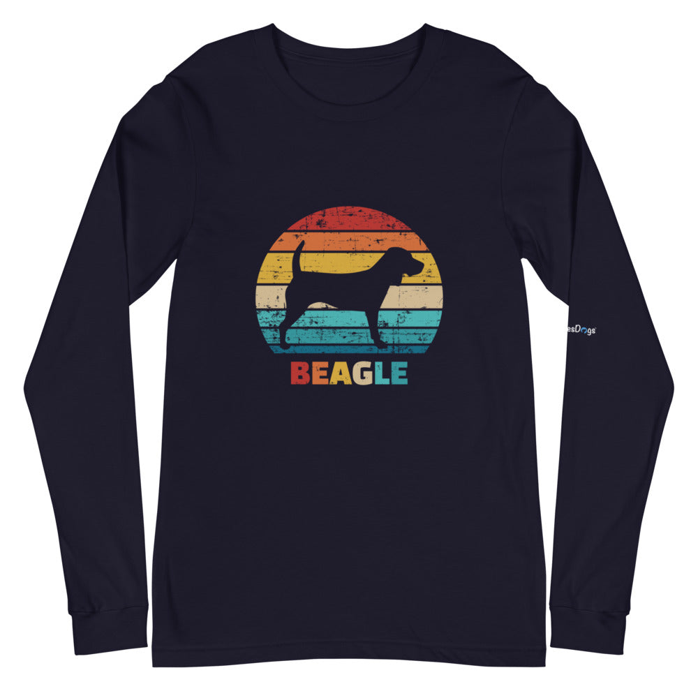 Vintage Beagle Long Sleeve Tee