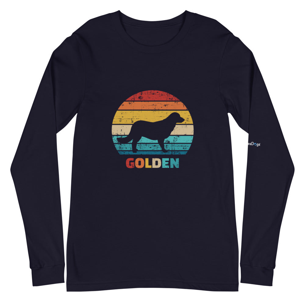 Vintage Golden Retriever Long Sleeve Tee