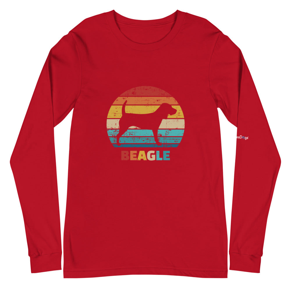 Vintage Beagle Long Sleeve Tee